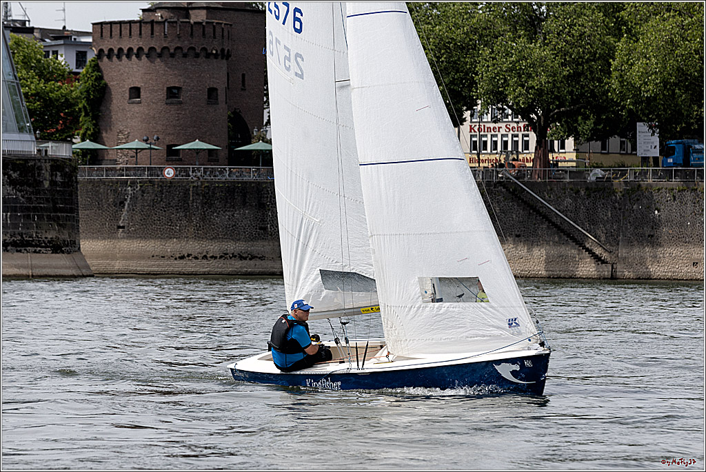100 Jahre Rheinwoche 2022 - 1. Wettfahrt Porz - Hitdorf, 03.06.2022,